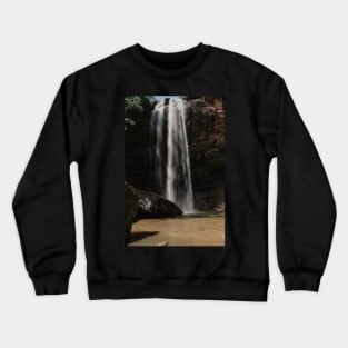 waterfall in the forest Crewneck Sweatshirt